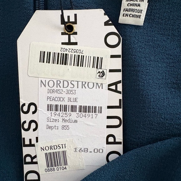 Dress the population teal dress - Picture 6 of 6